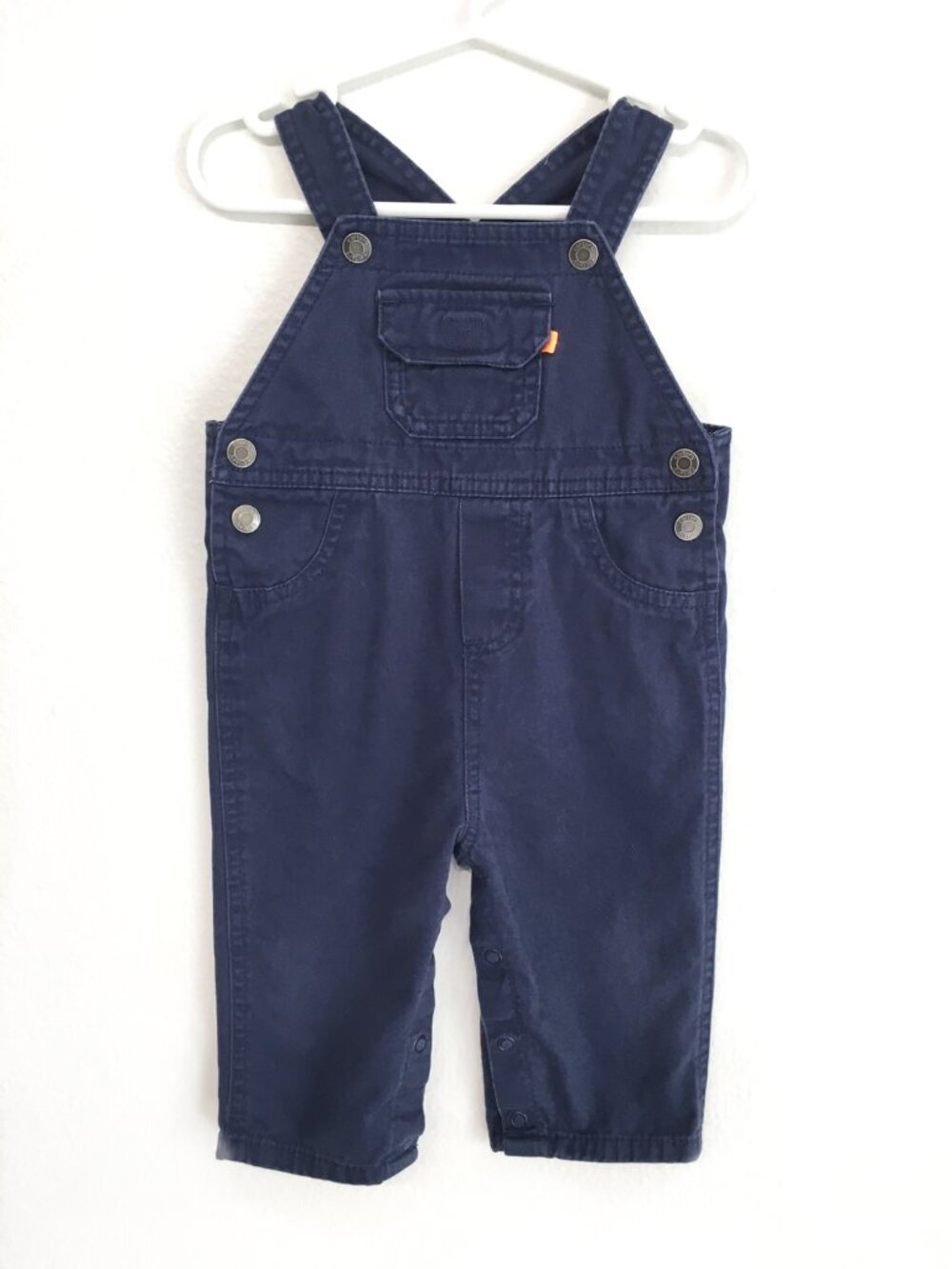 Carters Navy-Blue Overalls Size 12 Months